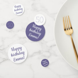 Confeti Cumpleaños feliz - Personalizado Personalizado Red