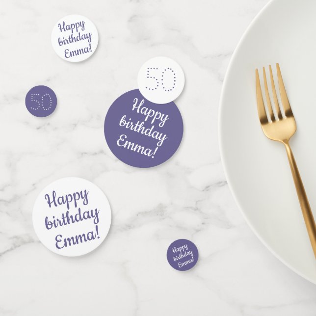 Confeti Cumpleaños feliz - Personalizado Personalizado Red (Grupo)