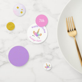 Confeti Cumpleaños mágico de las estrellas de Purpurina de