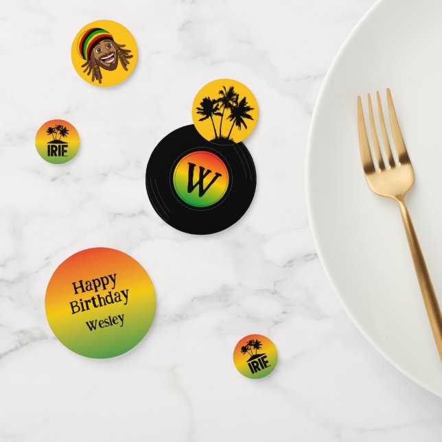 Confeti Cumpleaños o Boda jamaiquino (Grupo)