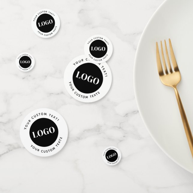 Confeti Custom Logo Text Business Promotional  (Grupo)