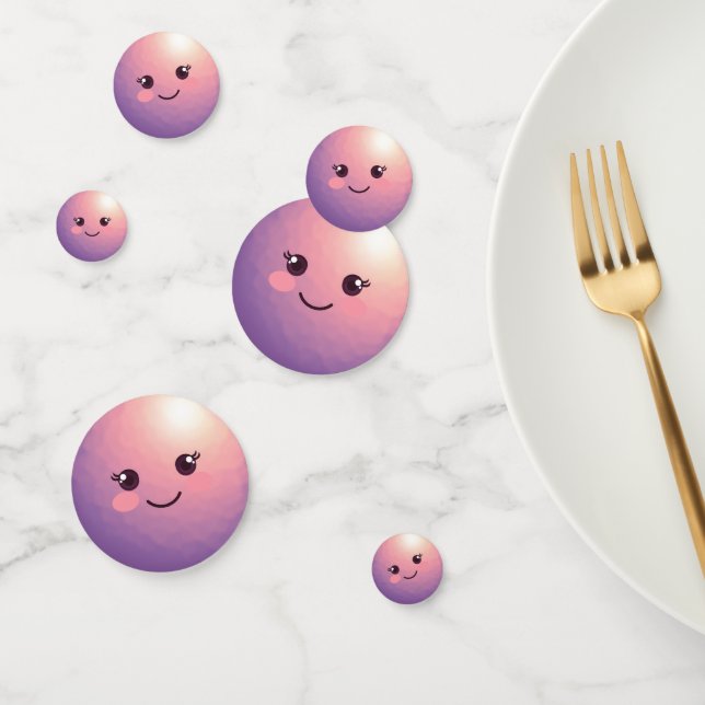 Confeti Cute Kawaii Bowling Ball Adorable Sweet Kids Fiest (Grupo)