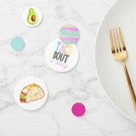 Confeti Cute taco Fiesta fiesta cumpleaños