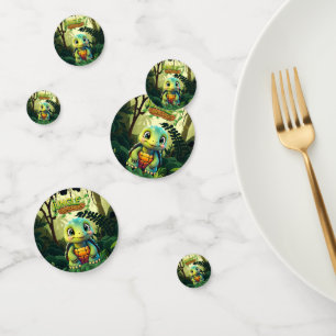 Confeti Cute Tortoise Jungle Welcome Box Turtle Character