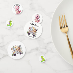 Confeti Cuto pequeño Dino Baby Shower