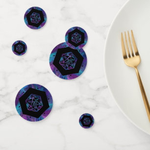 Confeti Dados de RPG Jugador Retro de Mesa de Nebula Fan