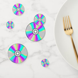 Confeti de CD de fiesta Y2K 1990 / 2000