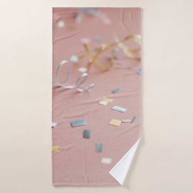 Confeti de colores surtidos (Toalla de baño)