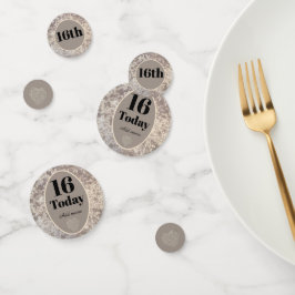 Confeti de cumpleaños de terciopelo de lujo person