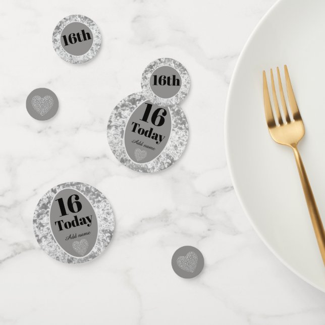 Confeti de cumpleaños de terciopelo de lujo person (Grupo)