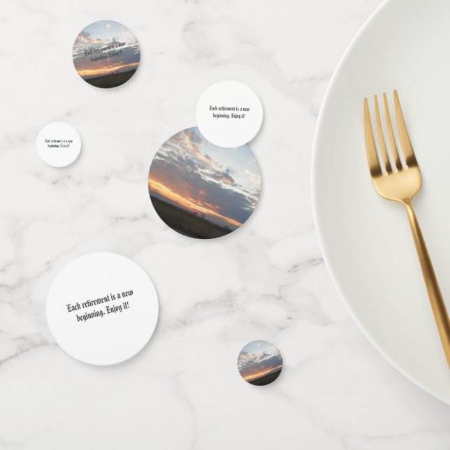 confeti de decoración de fiestas de jubilación (Grupo)