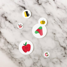 Confeti de la tabla de alfabetos ABC