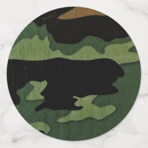 Confeti de la tabla del camuflaje