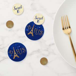 Confeti de la tabla del fiesta del dulce 16 del