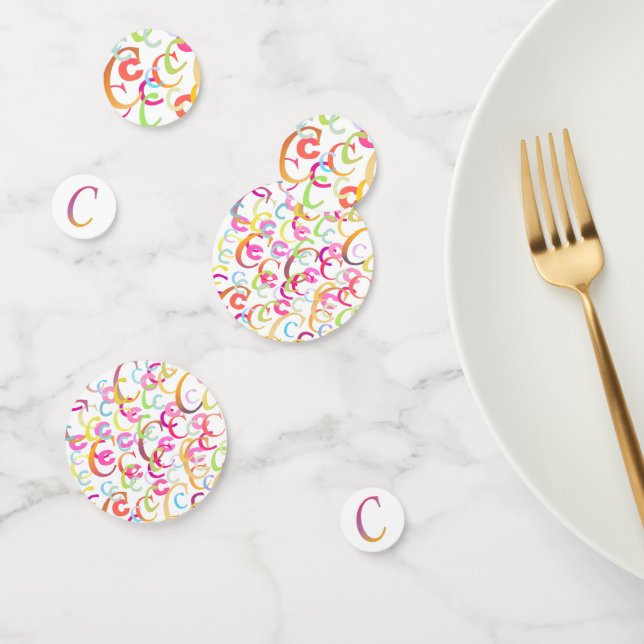 Confeti de Letras "C" (Grupo)