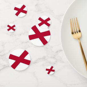 Confeti de mesa con bandera de Alabama, Estados Un