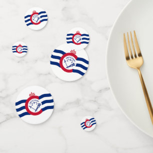 Confeti de mesa con bandera de Cincinnati City, Es