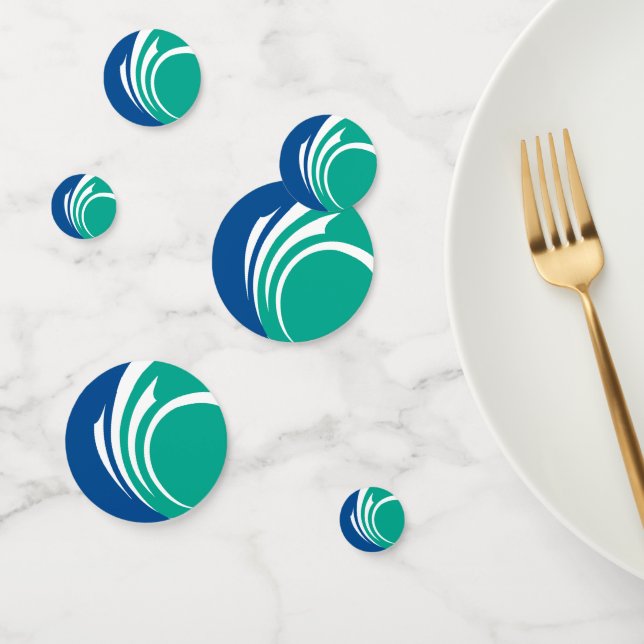 Confeti de mesa con bandera de Ottawa, Canadá (Grupo)