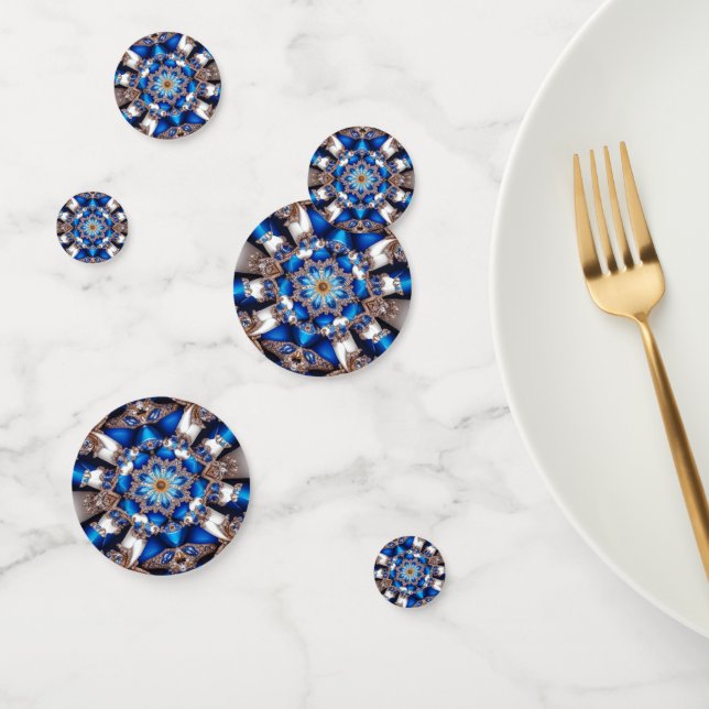 Confeti de mesa con colores argentinos (Grupo)