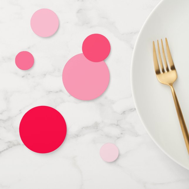 Confeti de Mesa con Gradiente de Rosa Romántico El (Grupo)