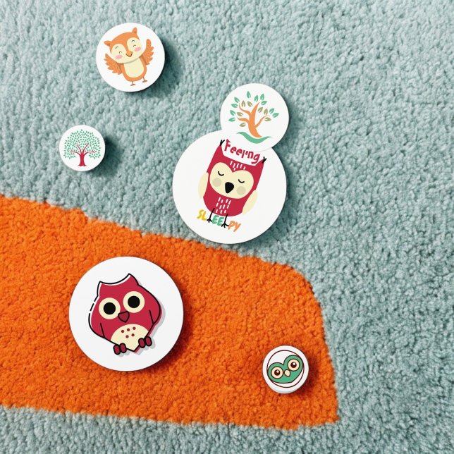 Confeti de Mesa de Ave Búho (Sleepy,big eye owl party confetti,kids birthday party,baby shower,graduation,night party, throw fun)