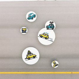 Confeti de Mesa de Coches de Juguete de Color Vint