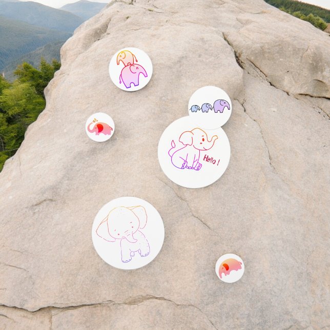 Confeti de mesa de elefante bebé (baby elephant drawing party confetti,kids birthday party,baby shower,graduation,night party confetti)