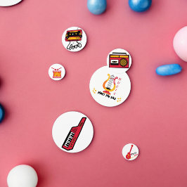 Confeti de mesa de instrumentos musicales