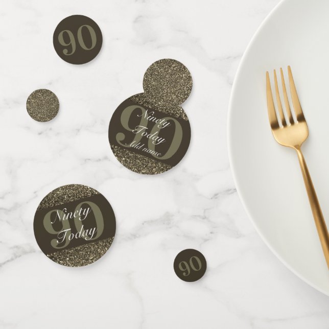 Confeti de mesa glamoroso personalizado 90 (Grupo)