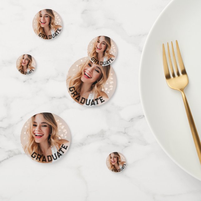 Confeti de mesa personalizado para fiesta de gradu (Grupo)