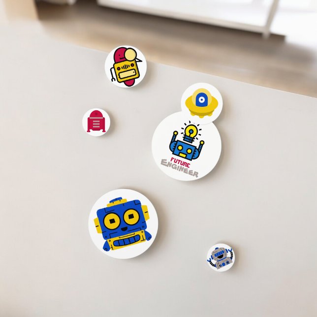 Confeti de Mesa Robots (robots,spacecrafts party confetti,kids birthday party,baby shower,graduation,night party, throw fun)