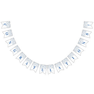 Confeti de plata azul marino de la bandera de la