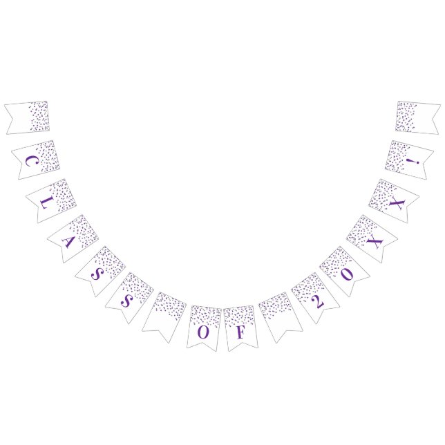 Confeti de plata púrpura de la bandera del año de (Todo)