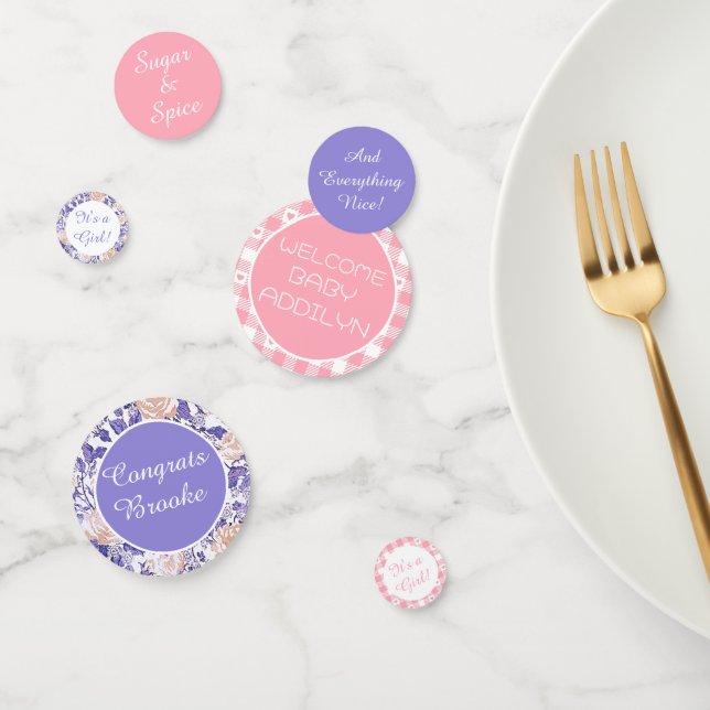 Confeti Decoración de la ducha para bebés (Grupo)