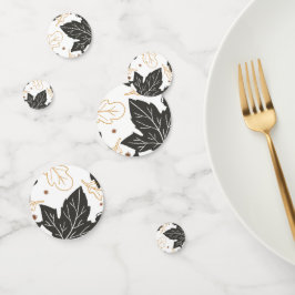 Confeti Decoración de mesa para fiesta de hojas de otoño