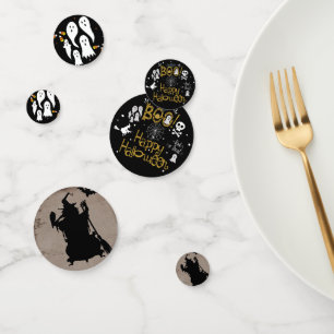 Confeti Decoración variada para mesa de fiesta de Hallowee