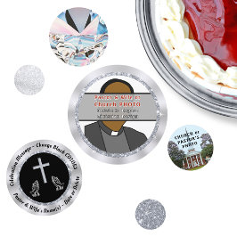 Confeti Decoraciones de mesa cristiana, o iglesia o pastor