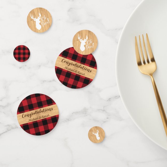 Confeti Deer Hunting Lodge Baby Shower Antlers (Grupo)
