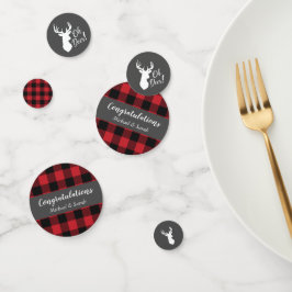 Confeti Deer Hunting Lodge Baby Shower Antlers