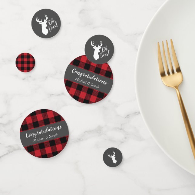 Confeti Deer Hunting Lodge Baby Shower Antlers (Grupo)