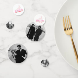 Confeti Deslumbrada y prometida decoración para fiesta de 