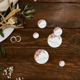 Confeti Despedida de Soltera con Tulipanes Brillantes y Di