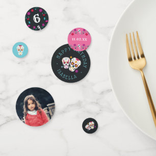 Confeti Día personalizado de la fiesta de cumpleaños del t