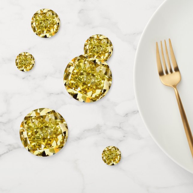 Confeti Diamante amarillo (Grupo)