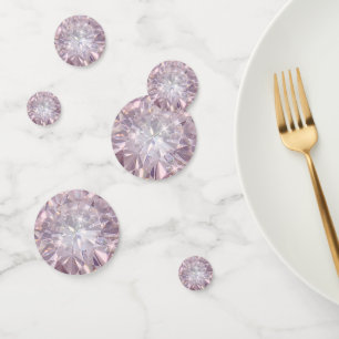 Confeti Diamante Rosa Faux