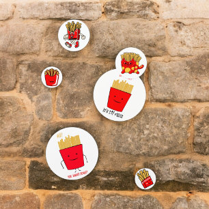 Confeti Dibujos animados de patatas fritas