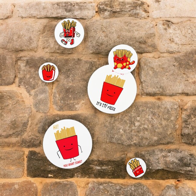 Confeti Dibujos animados de patatas fritas (french fries cartoon party confetti,kids birthday party,baby shower,graduation,night party confetti)