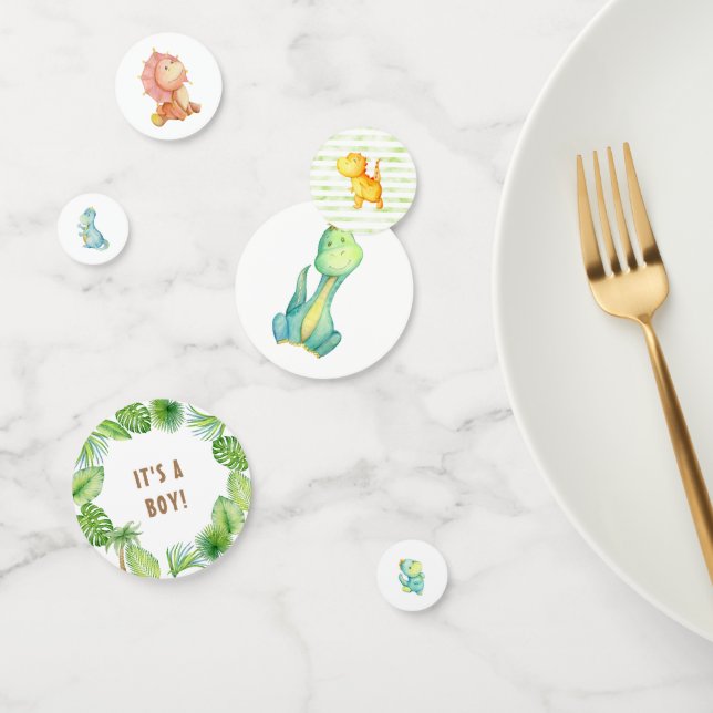 Confeti Dinosaurio es un niño (Grupo)