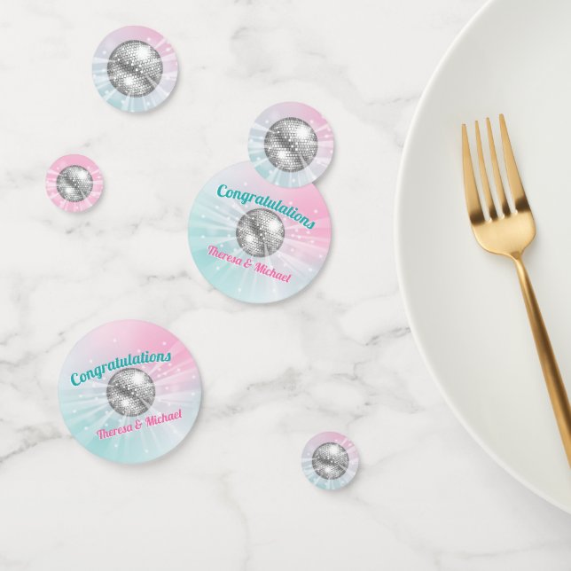 Confeti Disco Ball Baby Shower Groovy (Grupo)