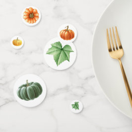 Confeti Dispersión de tabla de color de agua en otoño para